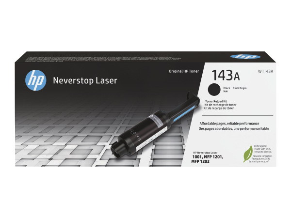 HP Neverstop Toner Reload Kit BK 143A Toner Schwarz