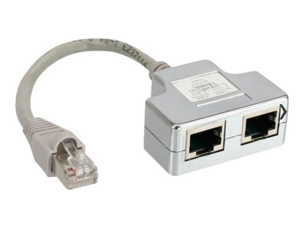 InLine« ISDN Port-Doppler, 1x RJ45 Stecker an 2x RJ45