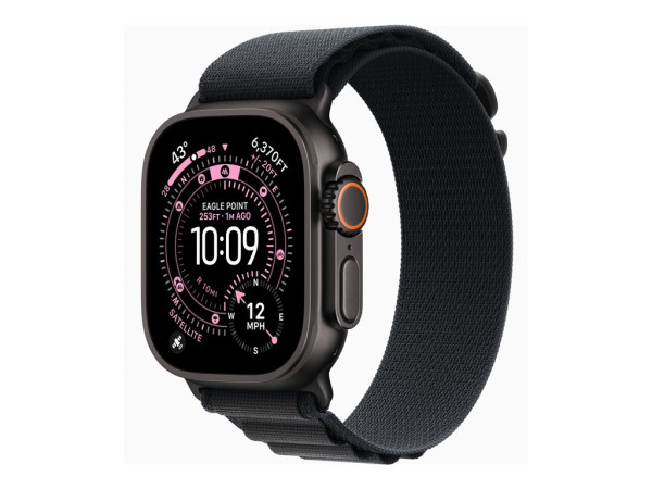 Apple Watch Ultra 3 (schwarz, 49 mm, Alpine Loop schwarz S,