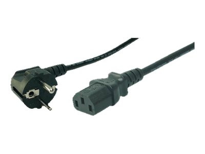 LogiLink Power Cord, Schuko-C13, black, 3,00m