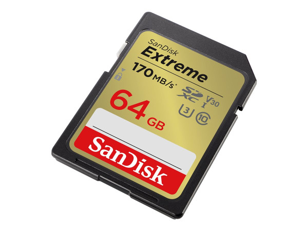 Sandisk SD 64GB 80/170 SDXC EXTREME SDK UHS-I U3,