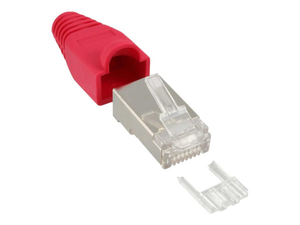 InLineÂ® Crimpstecker RJ45 geschirmt, mit Knickschutz und