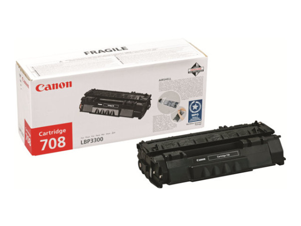 Canon 0266B002|708 Tonerkartusche schwarz, 2.500 Seiten/5%