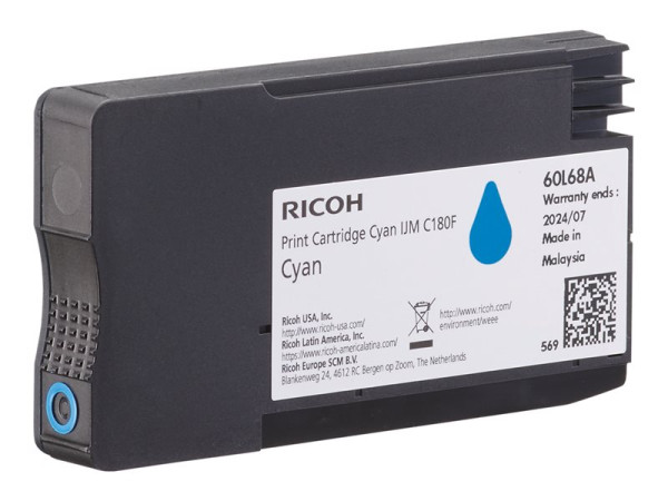 Ricoh Tinte cyan 408518