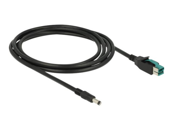 DeLOCK Pwr.USB St 12V>DC 5,5 x 2,1mm 2m schwarz, 2