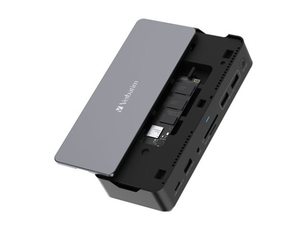 Verbatim USB-C Pro Docking Station 15 Port with SSD slot