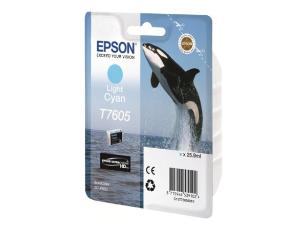 Epson Tinte Light Cyan C13T76054010 Tinte 25,9 ml