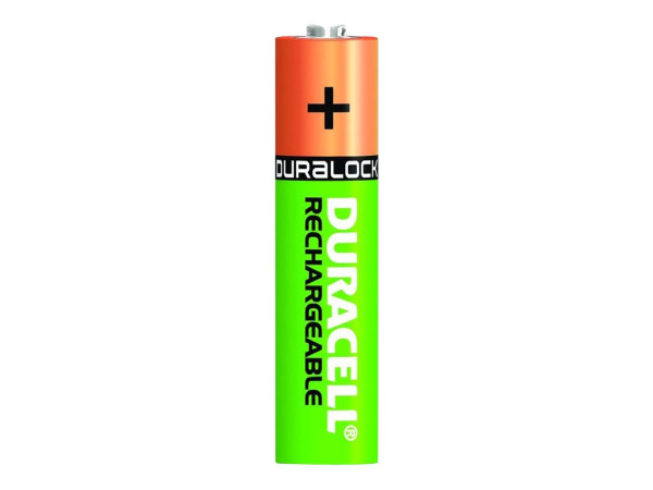 Duracell Akku NiMH 1,2V / 750mAh, Typ AAA (Micro) (4 Stück,