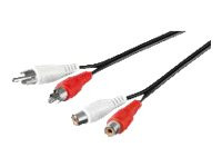 Goobay AVK 125-0250 2.5m Audio-Video-Kabel 2,5 m 2 x