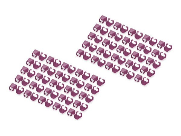 Digitus Digitus Farbclips für Patchkabel - Magenta