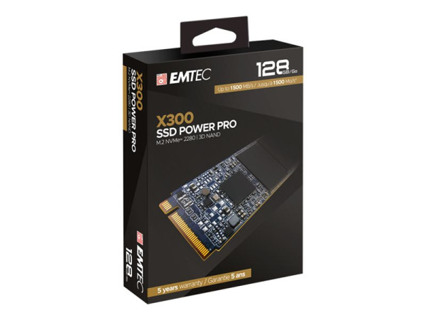 Emtec SSD 128GB 1.5G/1.7G X300 PCIe M.2 ETC M.2 2280,