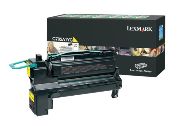 Lexmark Toner gelb C792A1YG Toner Gelb ca. 6.000 Seiten