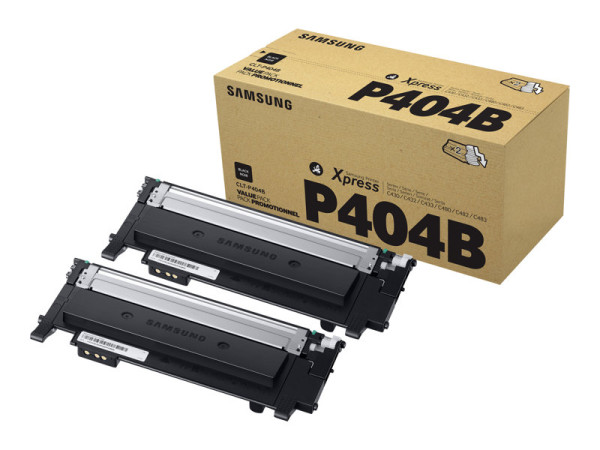 Samsung Sams Toner BK CLT-P404B 2-pack Doppelpack Toner