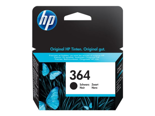 HP Nr. 364 BK CB316EE Retail Tinte Schwarz 6 ml