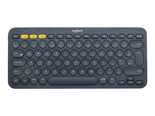 Logitech K380 Multi-Device Bluetooth, Tastatur schwarz Funk