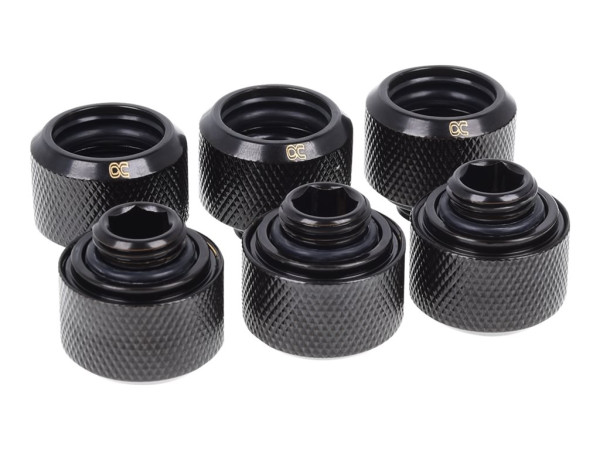 Alphacool Eiszapfen 16mm HT TÃâ¼lle 6/P bk G1/4