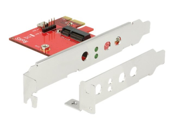 DeLOCK PCIe Karte>1x int M.2 E Low Prof. |