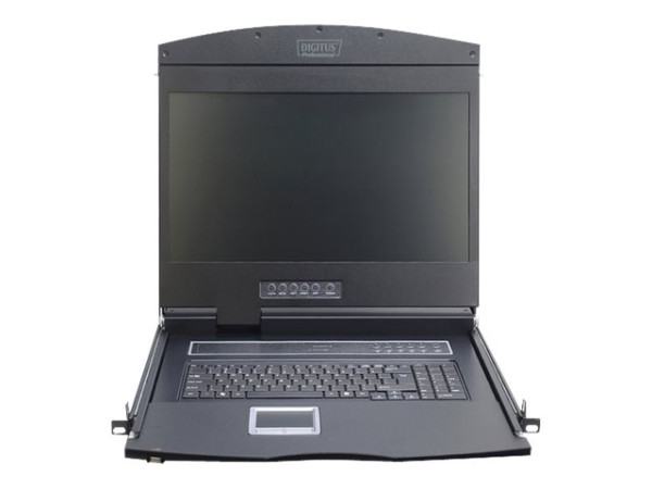 Digitus 19" KVM Konsole 19"TFT 16Port KVM & Touchpad deutsch