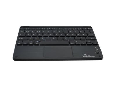 MediaRange MROS130 - Tastatur - mit Touchpad - kabellos - Bl