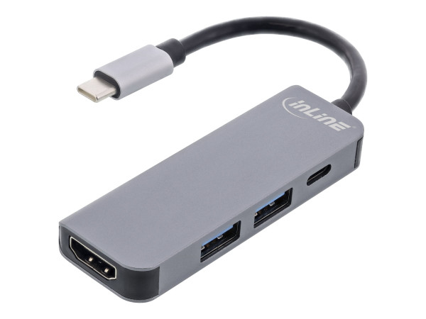 InLine USB-C Multifunktions-Hub 2xUSB-A,HDMI 4K/30Hz,PD 87W