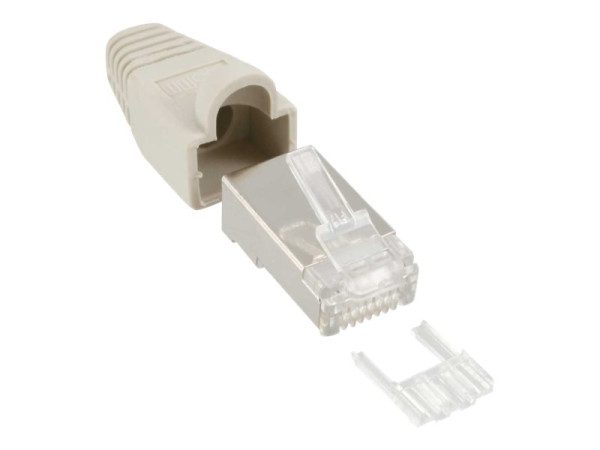 InLineÂ® Crimpstecker RJ45 geschirmt, mit Knickschutz und