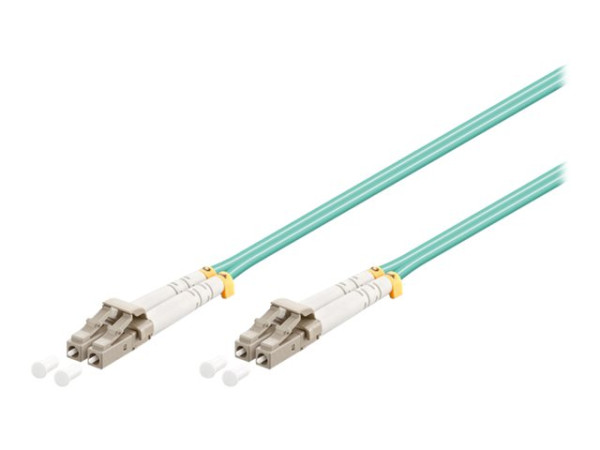 LWL Kabel, Multimode (OM3) Aqua, 1 m, Türkis - Lichtwellenle