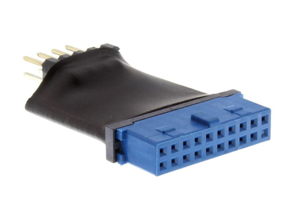 InLine USB3.0 zu 2.0 Adapter intern, 19pin auf USB2.0 Pin
