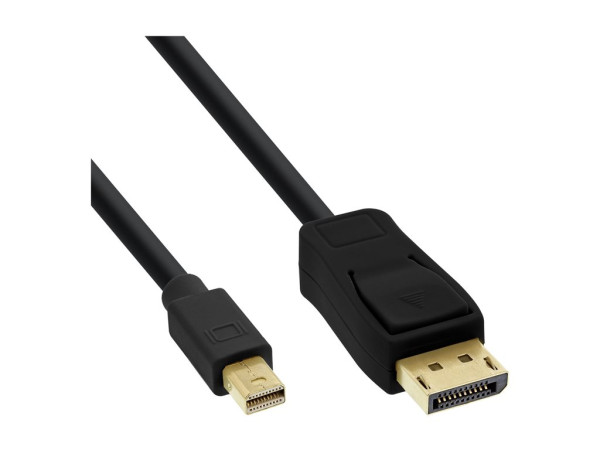 Inline Kabel Mini Displayport -> DisplayPort 3 Meter Schwarz