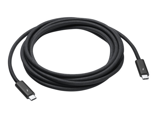 Apple Thunderbolt 4 Pro Kabel (schwarz, 3 Meter)