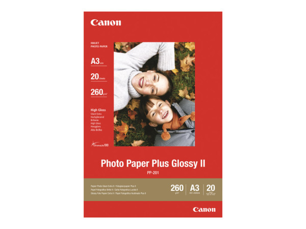 Fotopapier für Canon Tintenstrahl-Drucker 20 Blatt (A3)