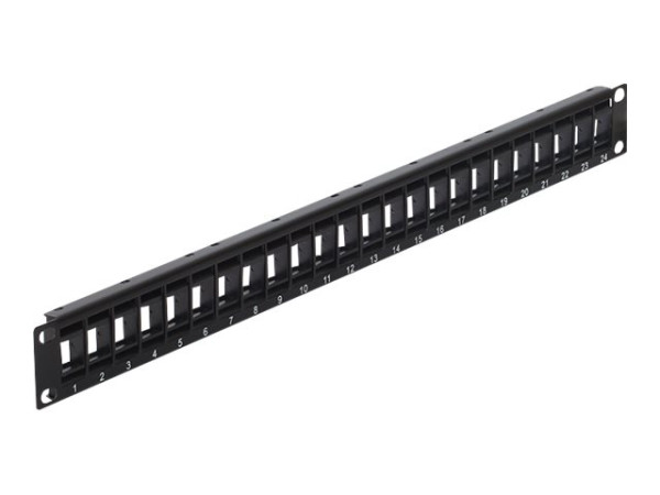 DeLOCK 19"Patchpanel 24 Keystone Ports