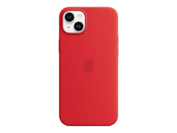 Apple Silikon Case mit MagSafe (rot, iPhone 14 Plus)