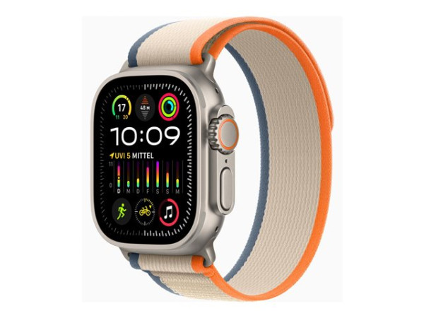 Apple Watch Ultra 2 (orange/beige, 49 mm, Trail Loop,