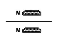 HDMI-Kabel 1.4 Delock Typ A -> A 90? links St/St 1,00m