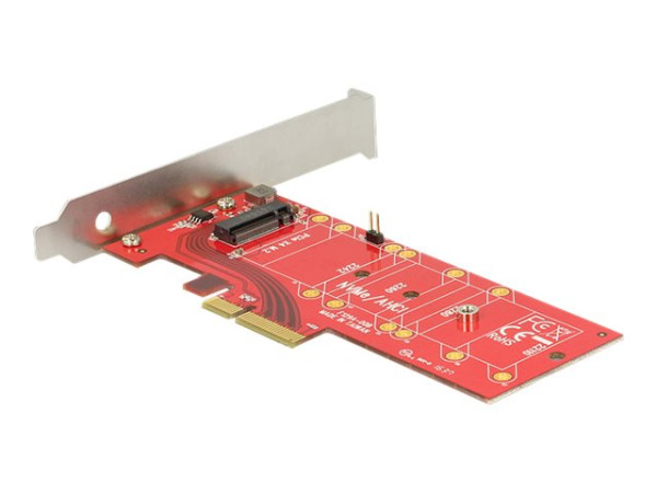 DeLOCK PCIe>1x M.2 110mm m.Kühlkörper | Low Profile