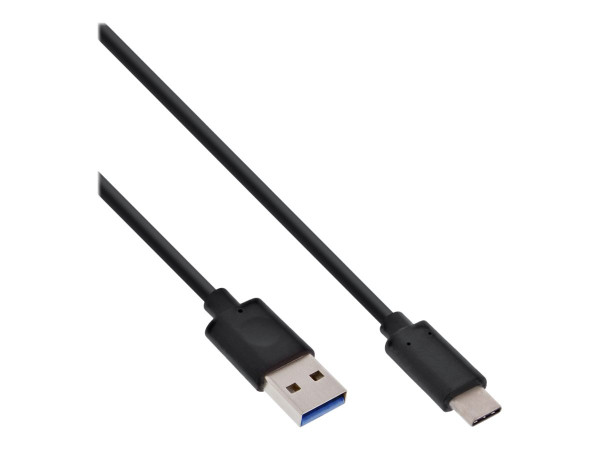 InLine USB 3.2 Kabel, Typ C an A Stecker schwarz 1,5m USB-C