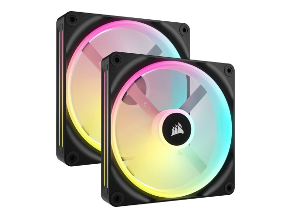 Corsair iCUE LINK QX140 RGB 140-mm-PWM-Lüfter (schwarz,