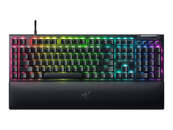 Razer Blackwidow V4 (schwarz, DE-Layout, Razer Yellow)