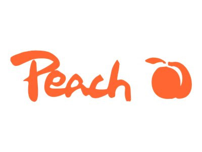 Peach Binderücken 10 mm A4 weiß, weiß, 100 Stück für