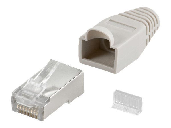 NW RJ45 Stecker mit Knickschutz