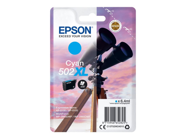 Epson Tinte CY XL C13T02W24010 | Fernglas