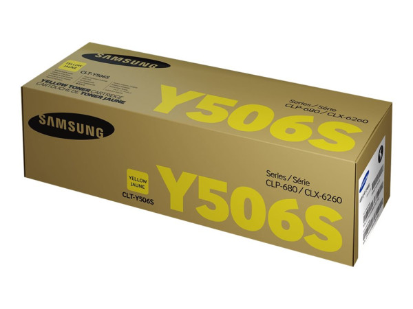 Samsung Sams Toner YE CLT-Y506S Retail Toner Gelb 1500