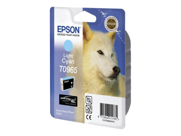 Epson C13T09654010|T0965 Tintenpatrone cyan hell, 865