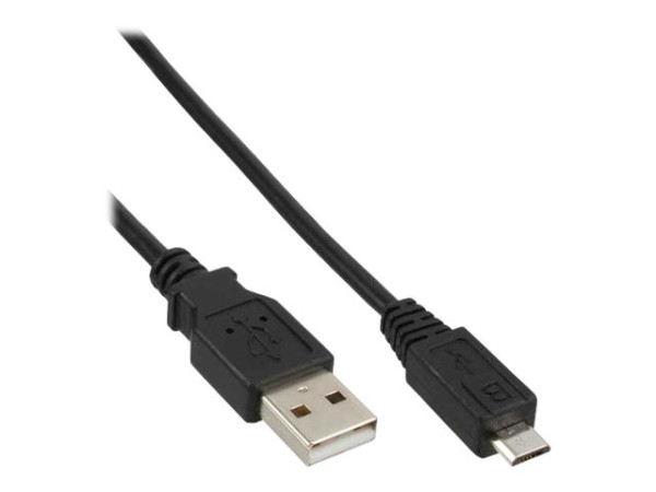 Kabel USB A->Micro-B Inline 2m z.B. für Handys