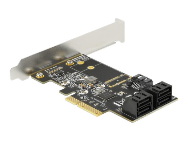 DeLOCK 5P SATA PCIe x4 - Low Profile intern: 5x