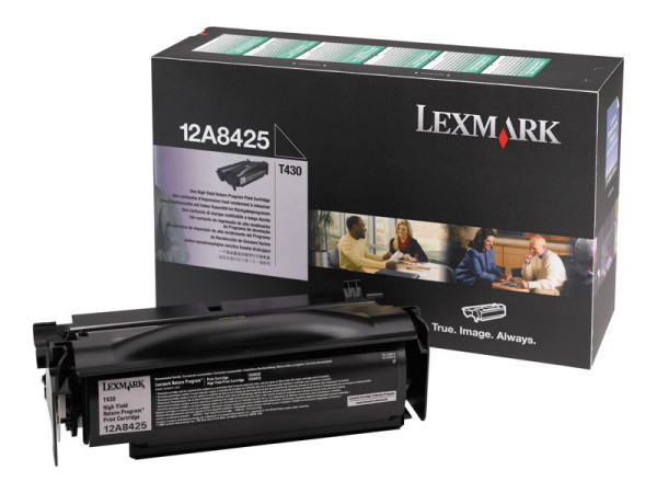 Lexmark 12A8425 Tonerkartusche schwarz return program,