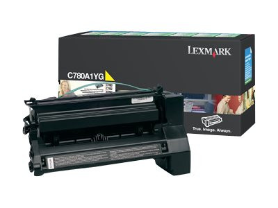 Lexmark C780A1YG Tonerkartusche gelb return program, 6.000