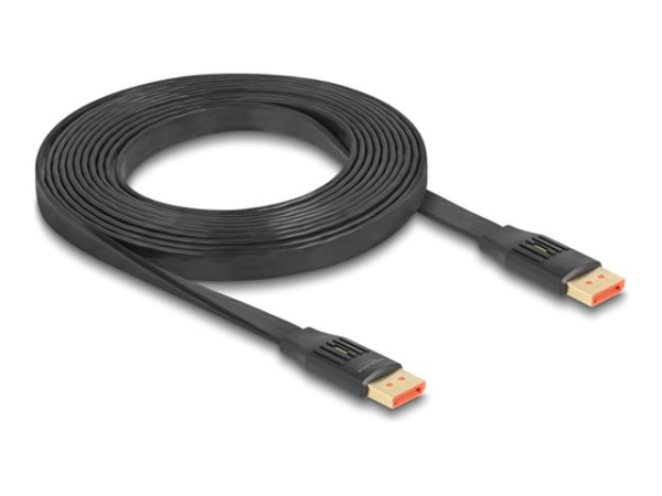 DeLOCK DisplayPort Flachbandkabel 8K 60Hz (schwarz, 3