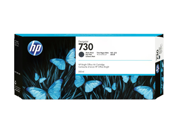 HP Nr. 730X LTinte BK P2V71A Tinte Schwarz