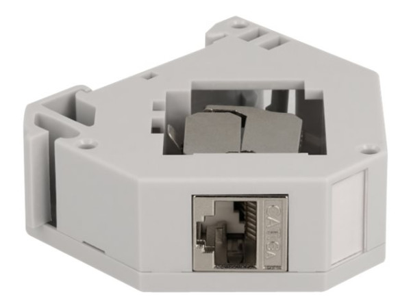 DeLOCK Hutschienenadapter mit Keystone-Modul RJ-45 > Cat.6a